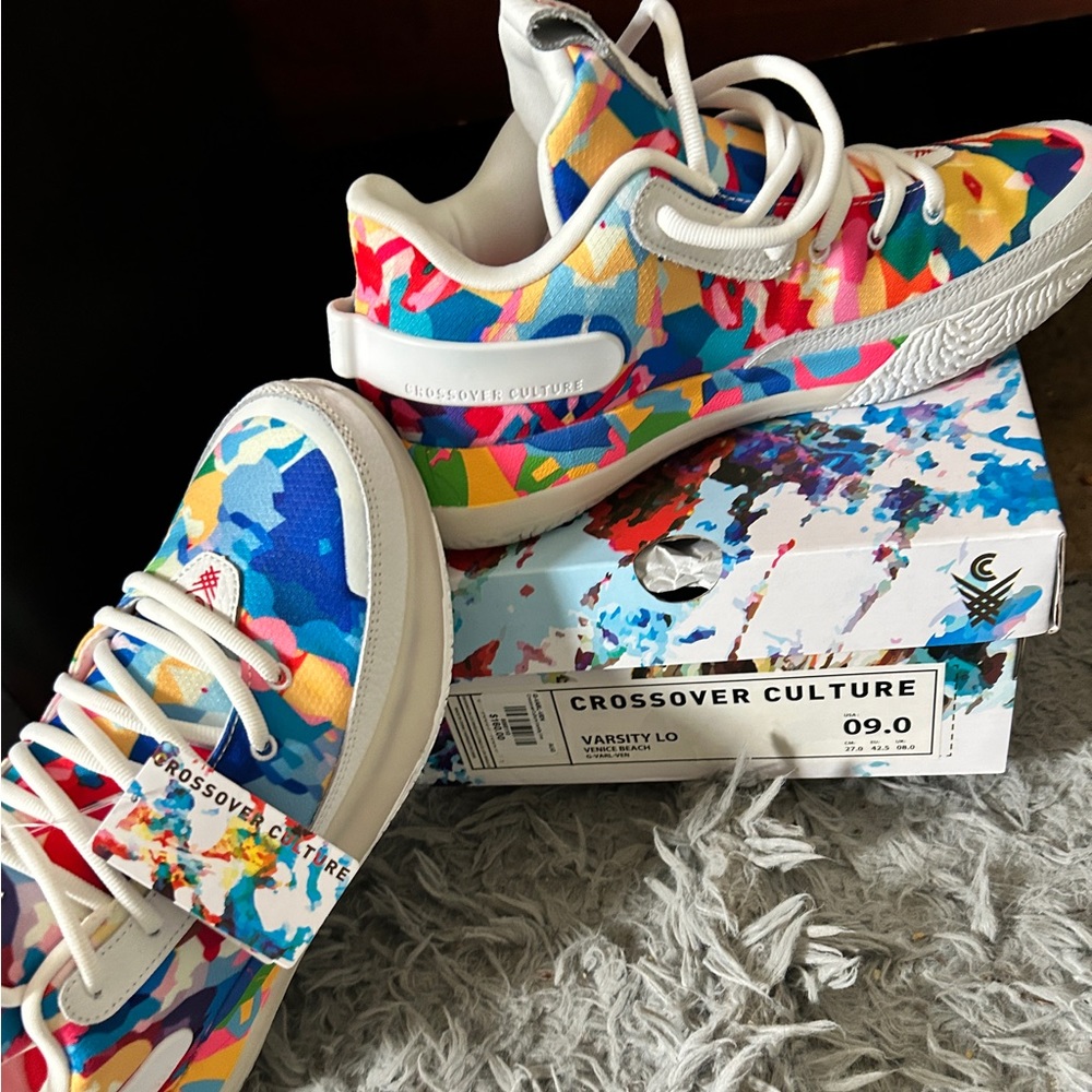 New men’s shoes. Never worn. Paid 160.00 plus tax, asking 120.00. Still in box.